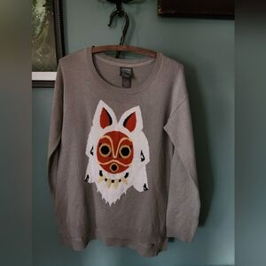 Princess MONONOKE Soft Grey Sweater